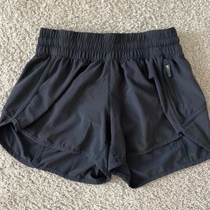 Lululemon black track shorts 4”